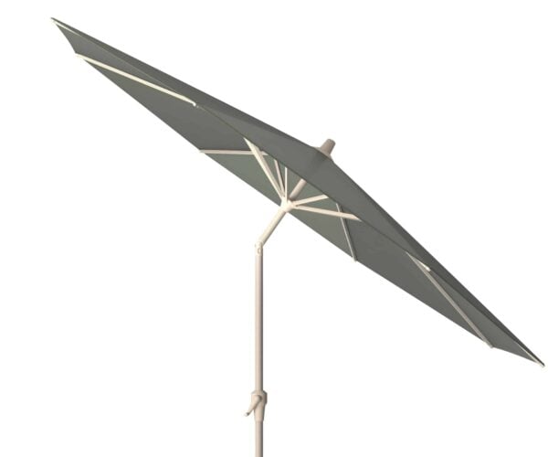 Riva Midpole Garden Parasol tilt Olive Sand frame