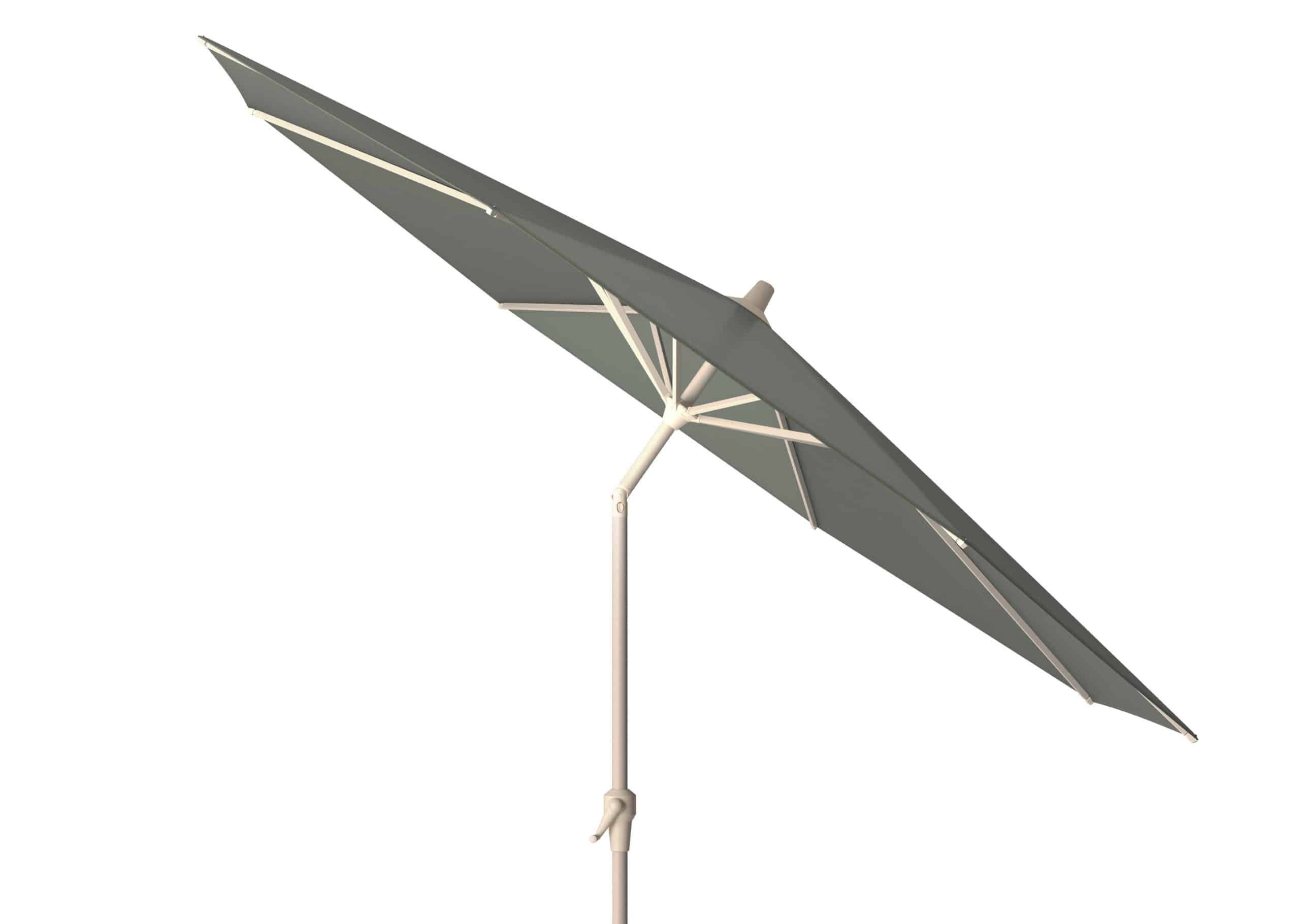 Riva 3m Round Parasol Olive Fabric- Sand Frame