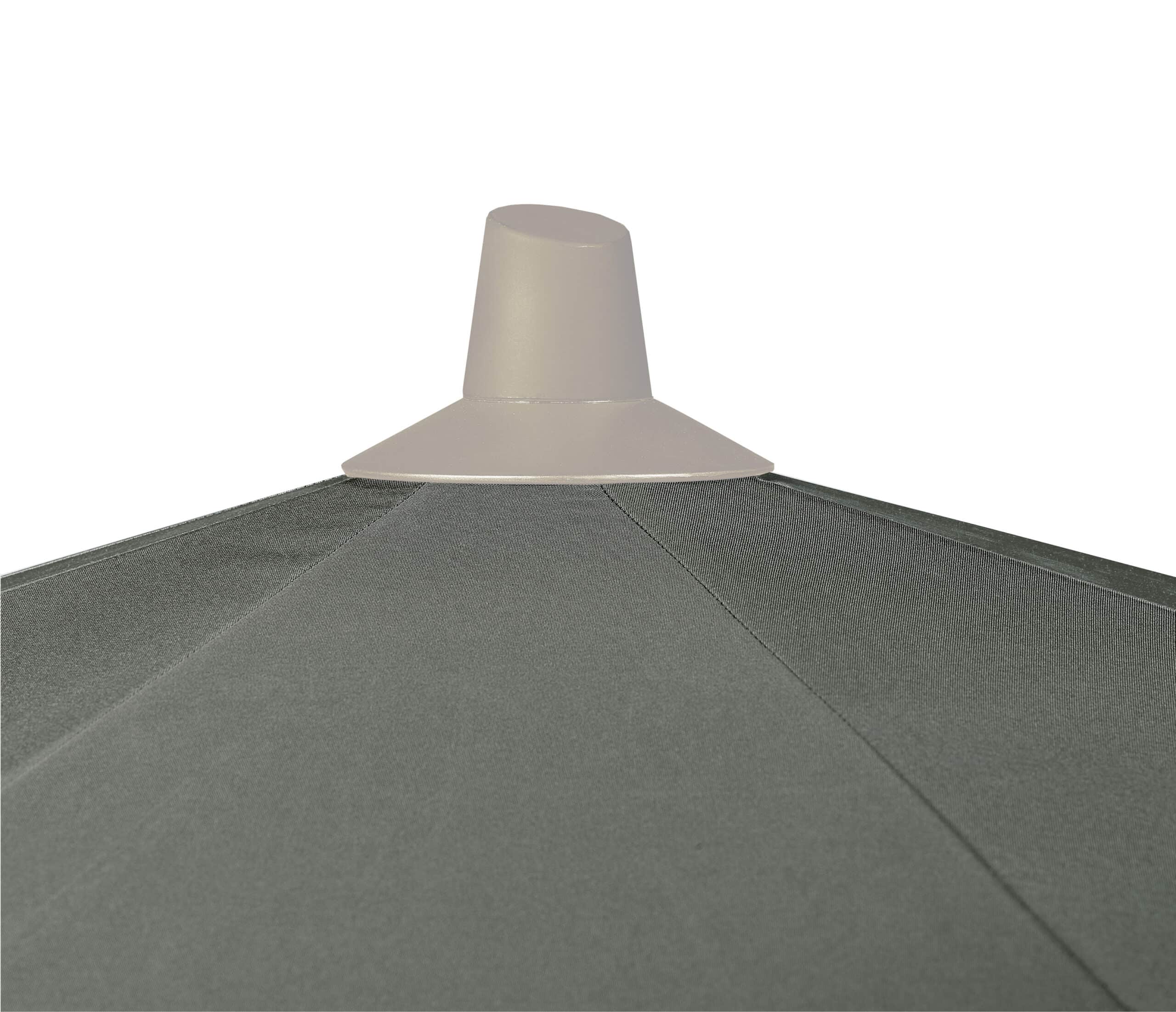 Riva 3m Round Parasol Olive Fabric- Sand Frame