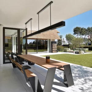 Heatsail Beem 290cm- Midnight Outdoor electric heater available in Ireland at The Outdoor Scene