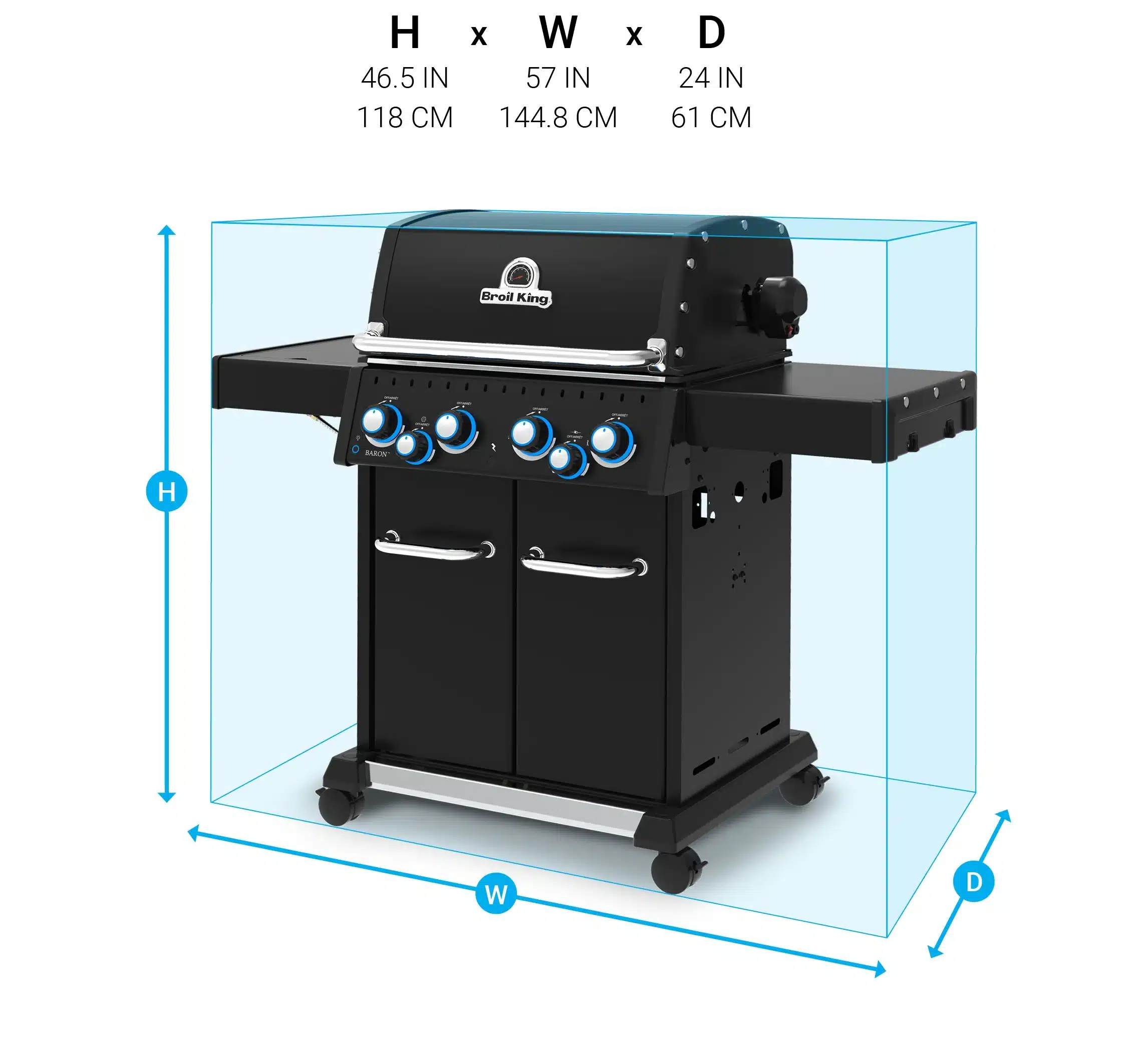 Broil King Baron 490 IRX Shadow Gas BBQ
