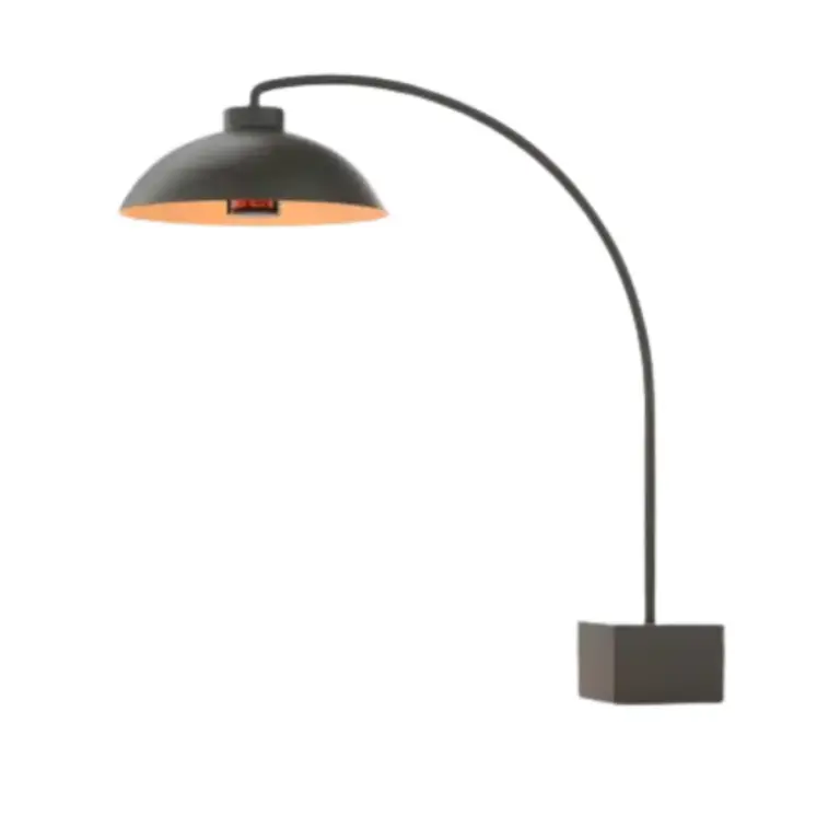 Heatsail DOME FS outdoor heater in midnight colour on sale at The Outdoor Scene