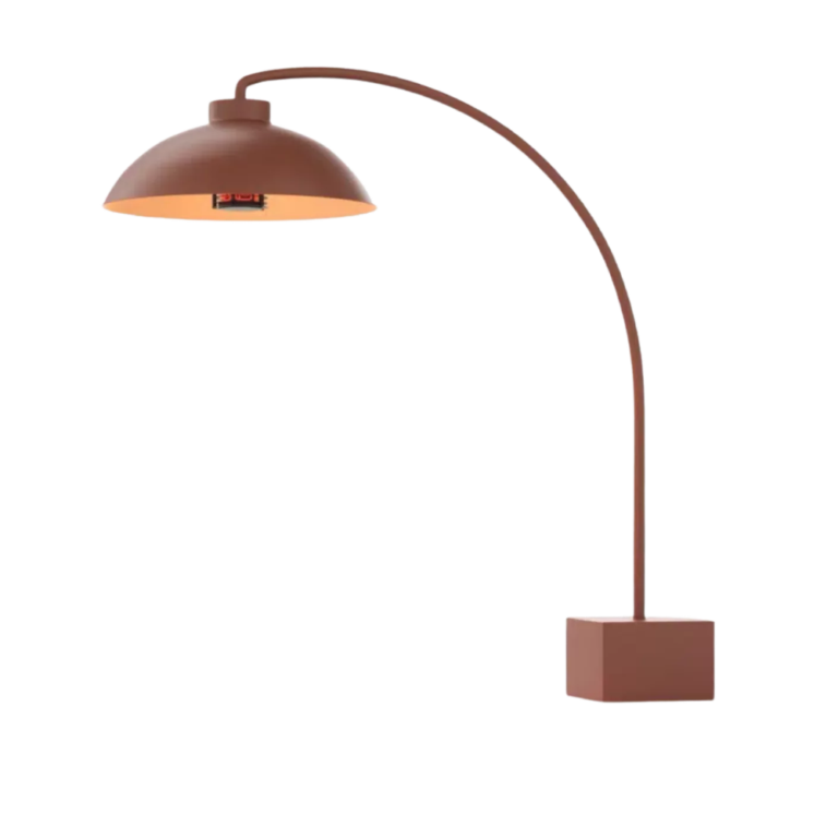 Heatsail DOME FS outdoor heater in terra colour on sale at The Outdoor Scene