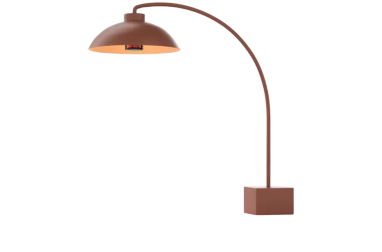 Heatsail DOME FS outdoor heater in terra colour on sale at The Outdoor Scene