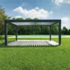 Pratic Opera Black Fit to Measure Pergola for sale from The Outdoor Scene in Dublin, Ireland