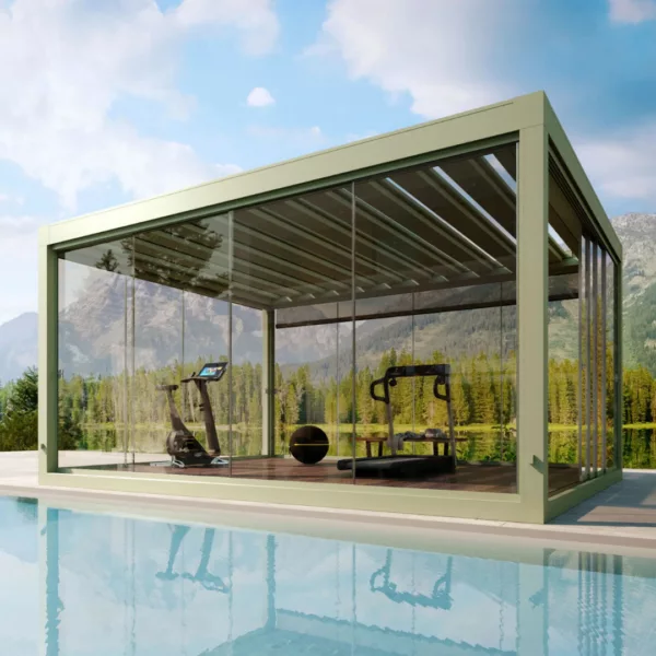 Pratic Carrera P for sale from The Outdoor Scene. fit to measure Overlapping louvered roof for sale in Dublin