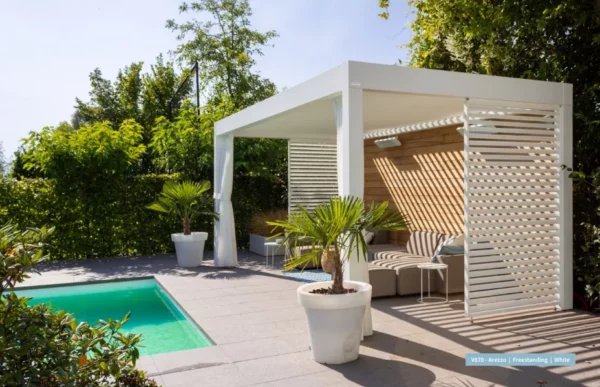 Verano Arezzo fit to measure pergola for sale from The Outdoor Scene in Dublin, Ireland
