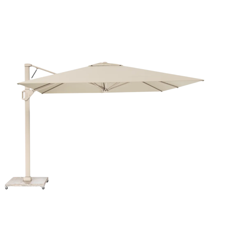 Platinum Challenger T2 Garden Parasol Sandstone & champaign free arm parasol for sale in dublin