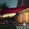 Weinor Semina Life Garden Cassette Awning for sale in Ireland. Evening luxury awning