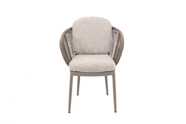 Santorini Dining Chair Taupe/ brown for sale from The Outdoor Scene, Dublin Ireland. garden Chair