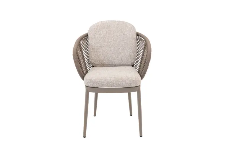Santorini Dining Chair Taupe/ brown for sale from The Outdoor Scene, Dublin Ireland. garden Chair