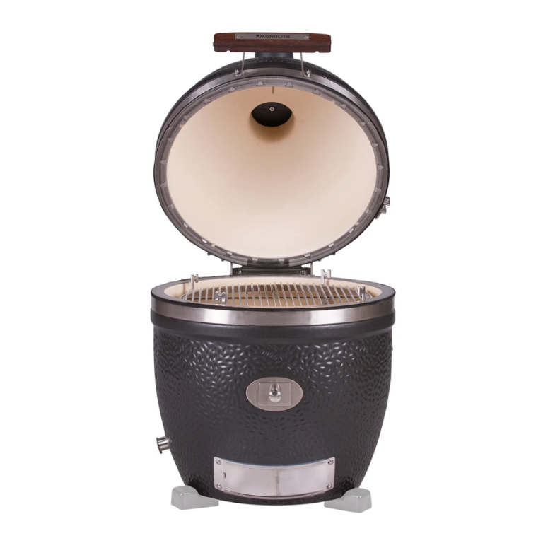 Monolith Avantgarde.55 Classic Ceramic Kamado BBQ open lid