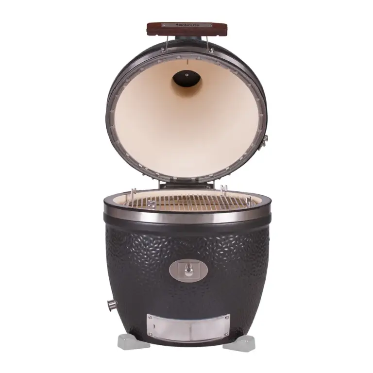 Monolith Avantgarde.55 Classic Ceramic Kamado BBQ open lid