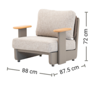 Lounge Chair Dimensions ( W x D x H )