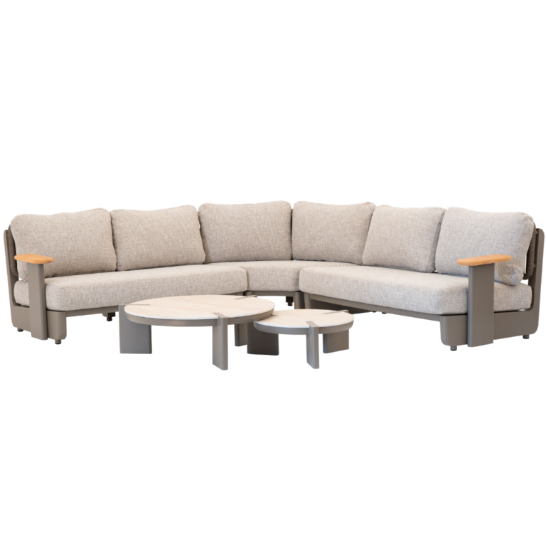 Luna 5 piece beige corner set for sale in Ireland