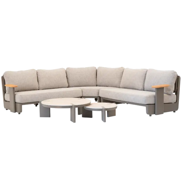 Luna 5 piece beige corner set for sale in Ireland