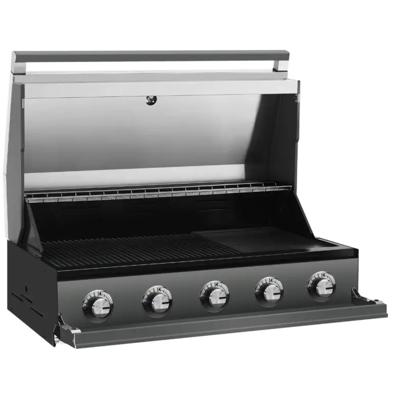 Beefeater 1700 series 5 burner built-in BBQ side view