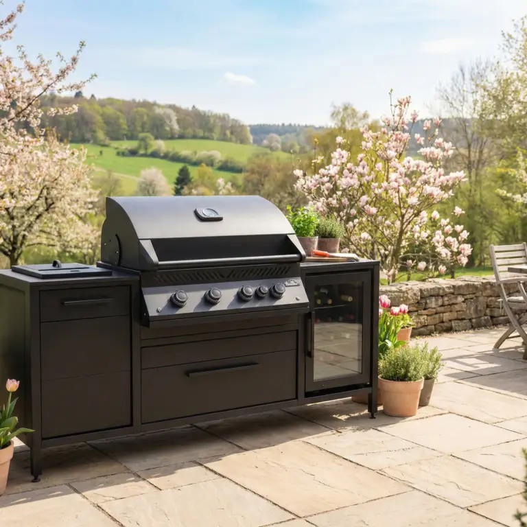 Burnout BBQ outdoor kitchen available at The Outdoor Scene