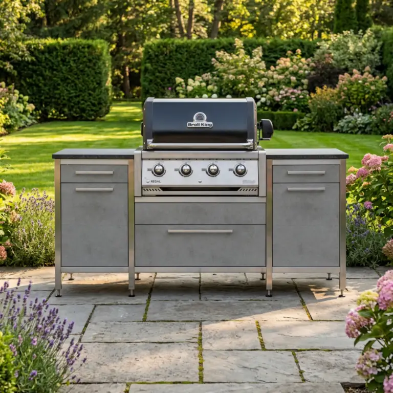 Burnout Smoke Sirius Standard outdoor kitchen lifestyle image