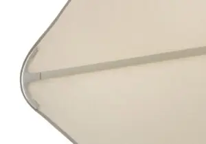 Rounded edges of Nexus T2 Cantilever parasol with base for sale from The Outdoor Scene, Dublin 14.