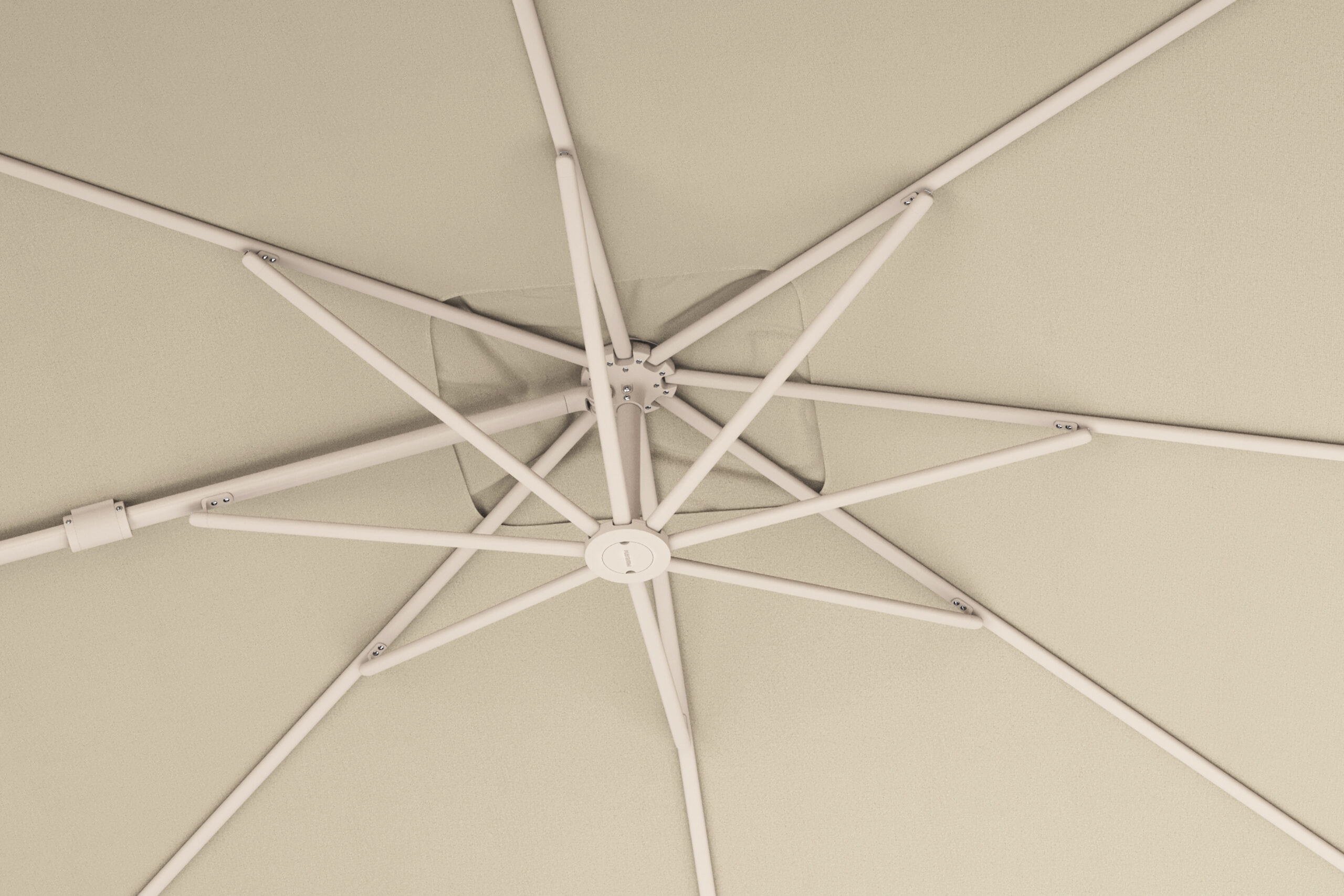 Nexus T2 Cantilever parasol with base for sale from The Outdoor Scene, Dublin 14.
