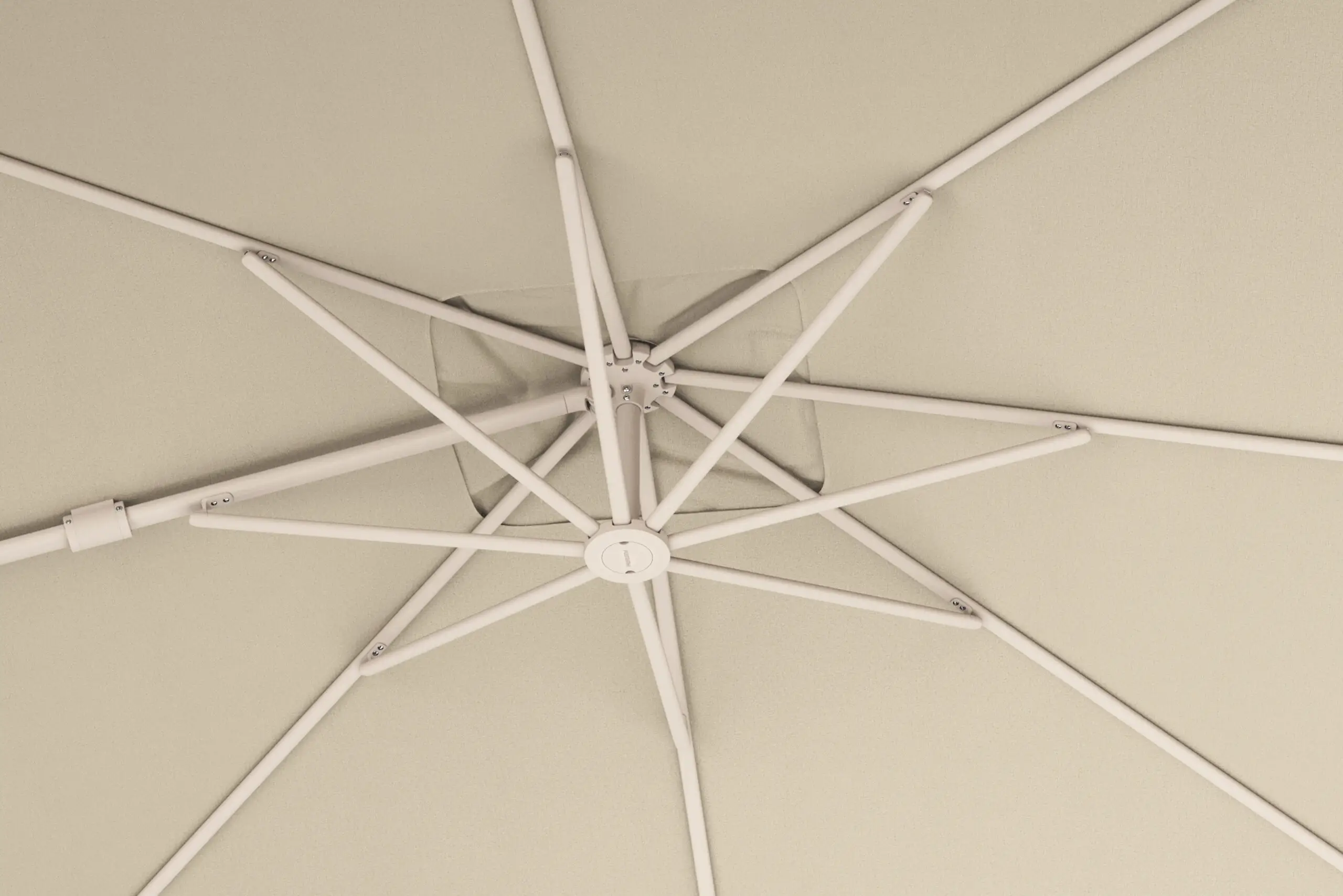 Nexus T2 Cantilever parasol with base for sale from The Outdoor Scene, Dublin 14.