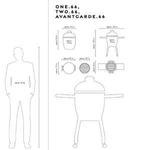 Dimensions - Lid Closed (cm)