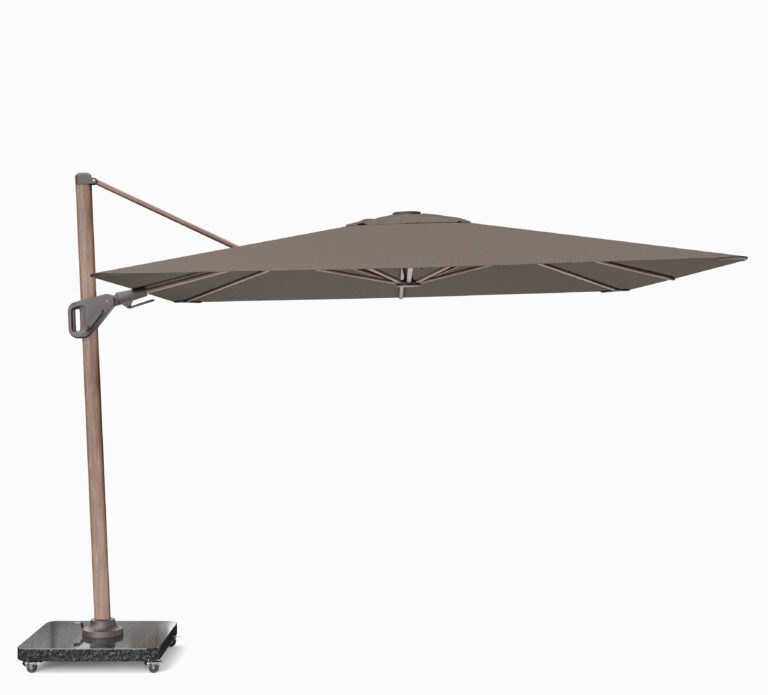 Nexus T2 Premium Parasol Havana Fabric & Mocha Frame for sale from The Outdoor Scene, Dublin