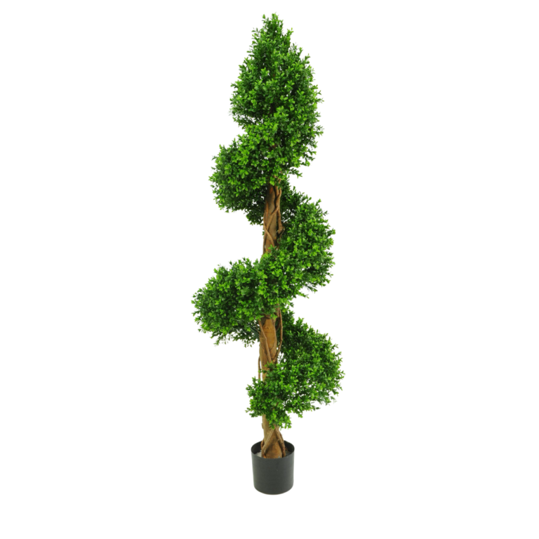 5ft Plastic Boxwood Spiral Tree for sale in Ireland