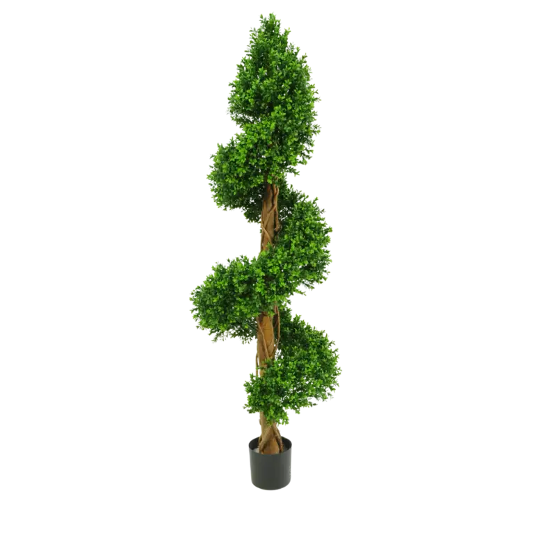 5ft Plastic Boxwood Spiral Tree for sale in Ireland