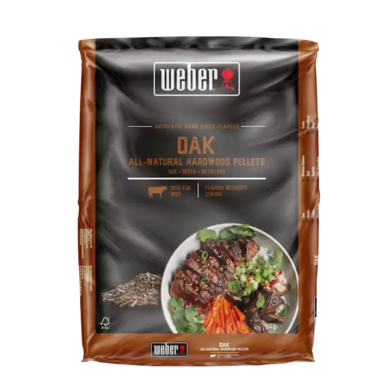 Weber Oak All-Natural Hardwood Pellets for sale in Ireland