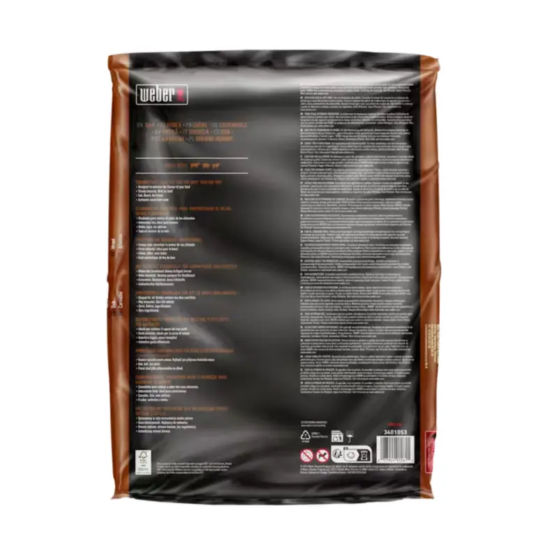 Weber Oak All-Natural Hardwood Pellets 8 kgs packet