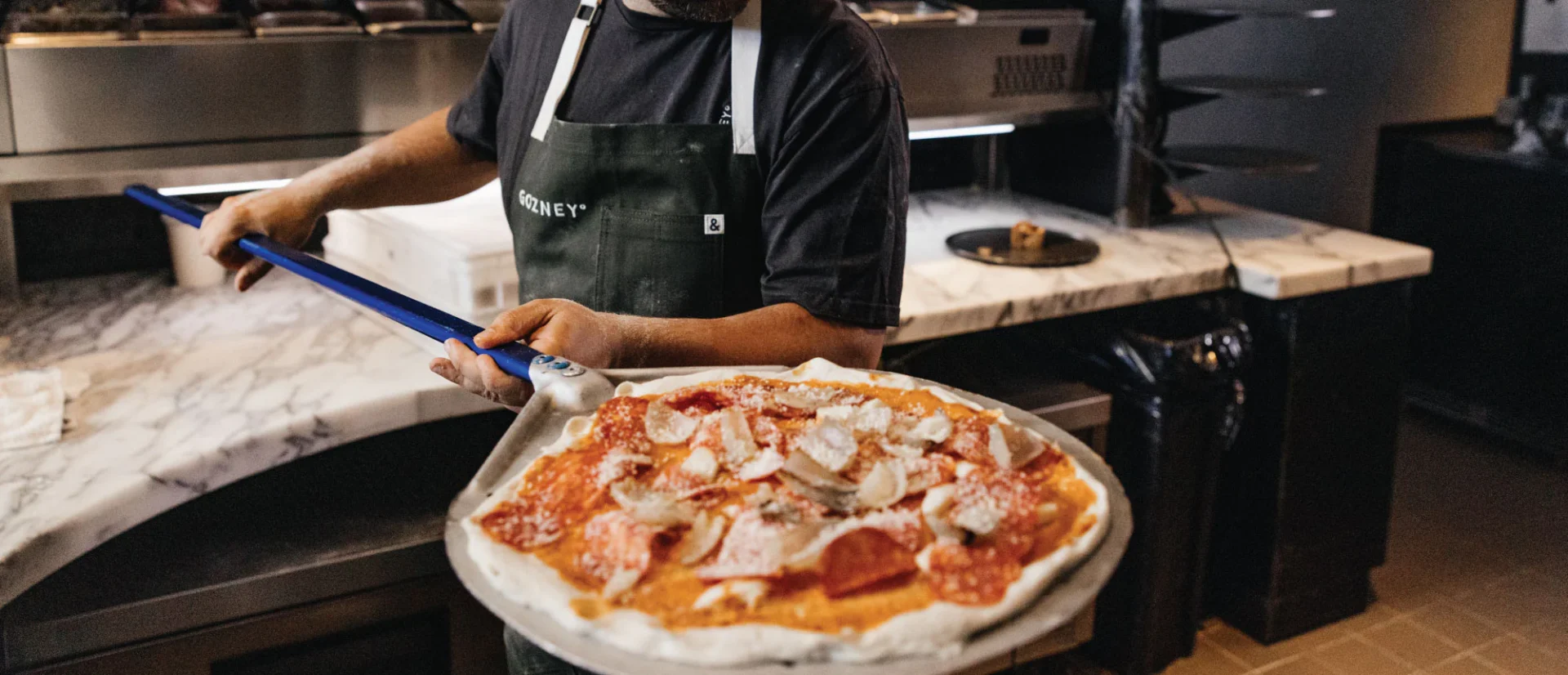 Cook on Gozney Pizza Oven