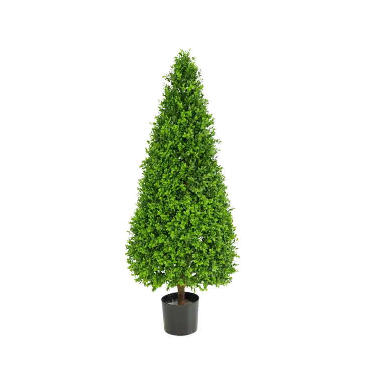 2.5ft Plastic Boxwood Tower Tree for sale