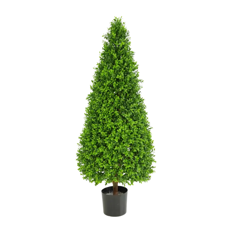 Artificial Boxwood Tower Tree in Black Pot for sale in Ireland