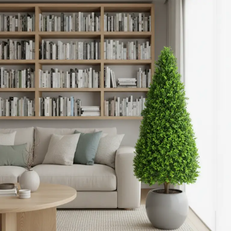 Artificial Boxwood Tower Tree lifestyle image