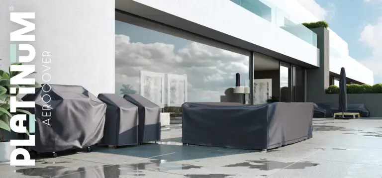Garden set cover for sale 340cm x 190 cm. All weather garden furniture protection - Irish gardens