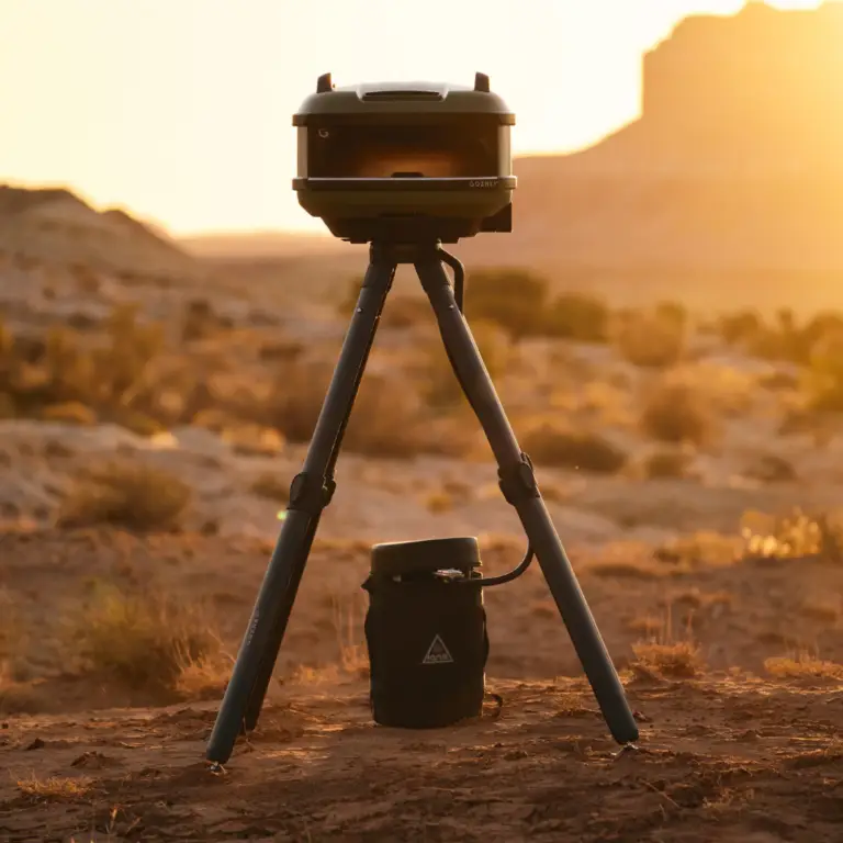 Adjustable Gozney Tread Venture Stand on uneven ground