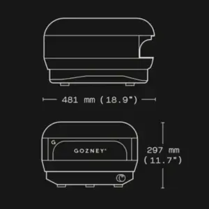 External Oven Dimensions (W x D x H)