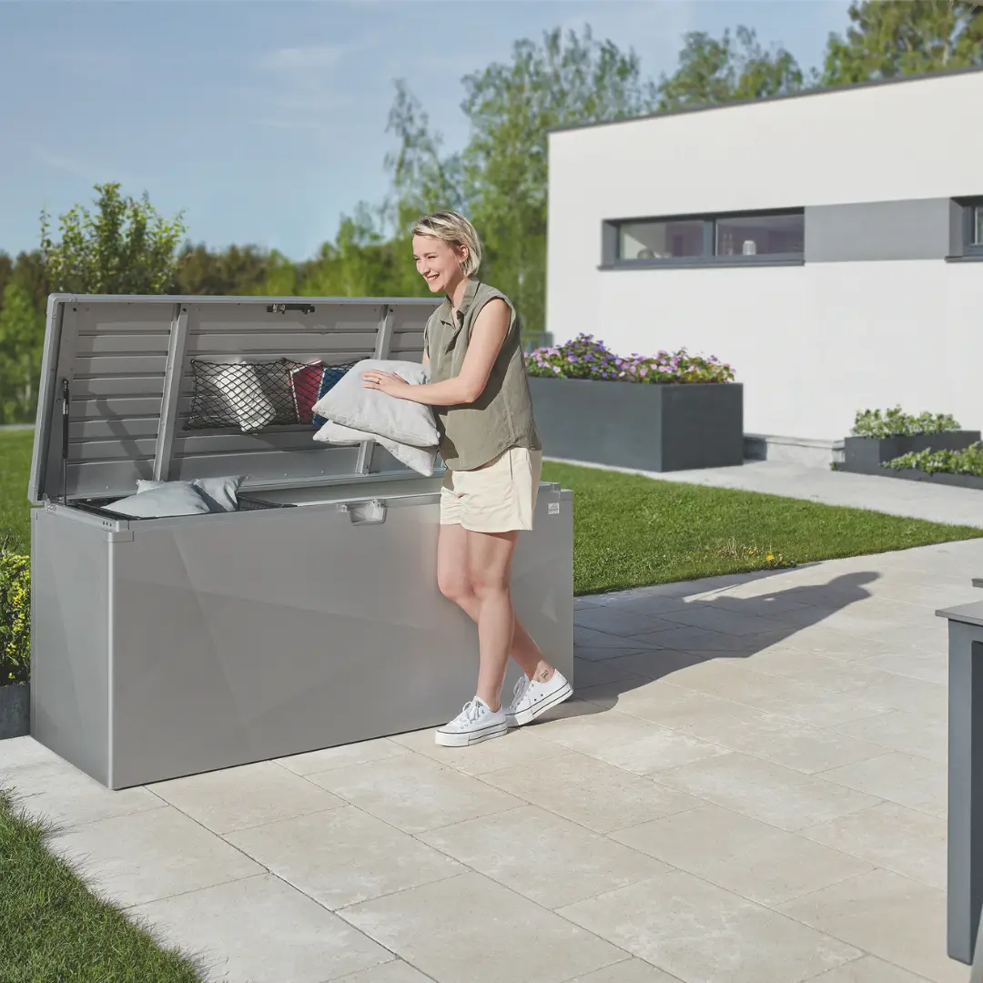 Biohort StyleBox modern garden storage box for patios