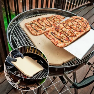 Broil King Kettle Charcoal BBQ 57cm Pizza stone cooking