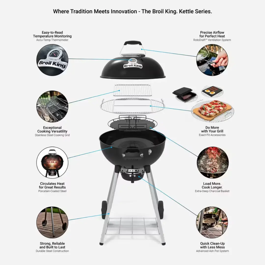 Broil King Kettle Explosive view. Up for sale from The Outdoor Scene