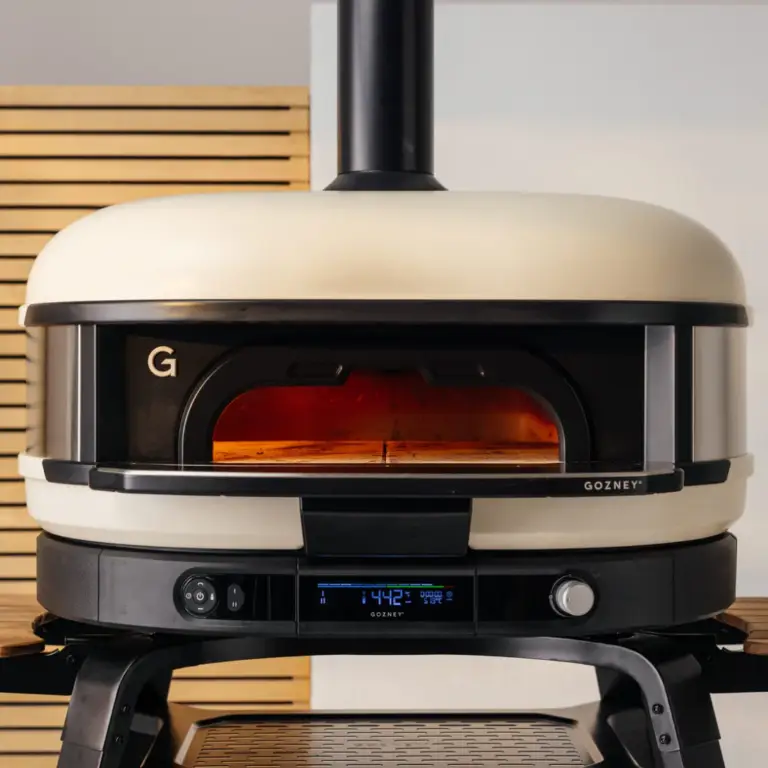 The Neapolitan Arch installed on a Dome Gen 2 outdoor pizza oven