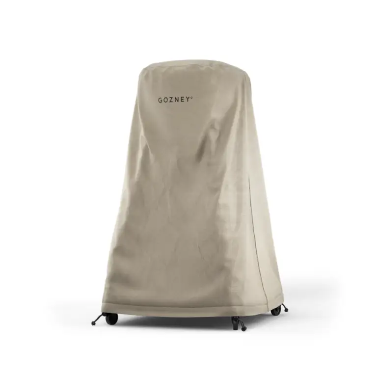 Full-length cover for outdoor pizza oven and stand
