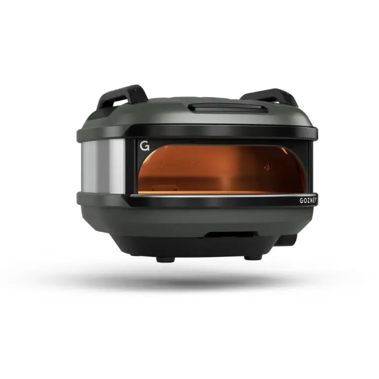 Gozney Tread portable pizza oven side off black