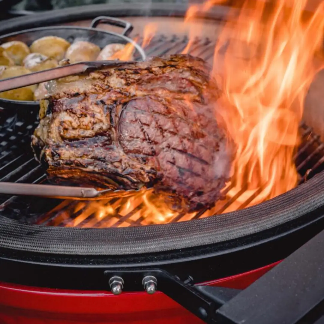 Cooking on the Kamado Joe BBQ