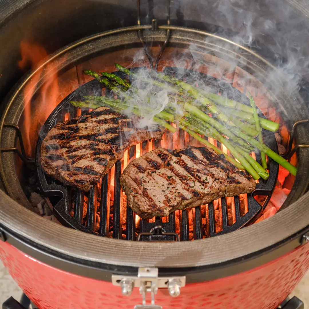 Cooking on the Kamado Joe Classic II Charcoal BBQ