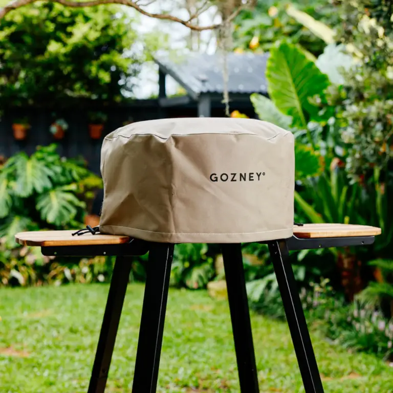 Waterproof protective cover for outdoor pizza oven