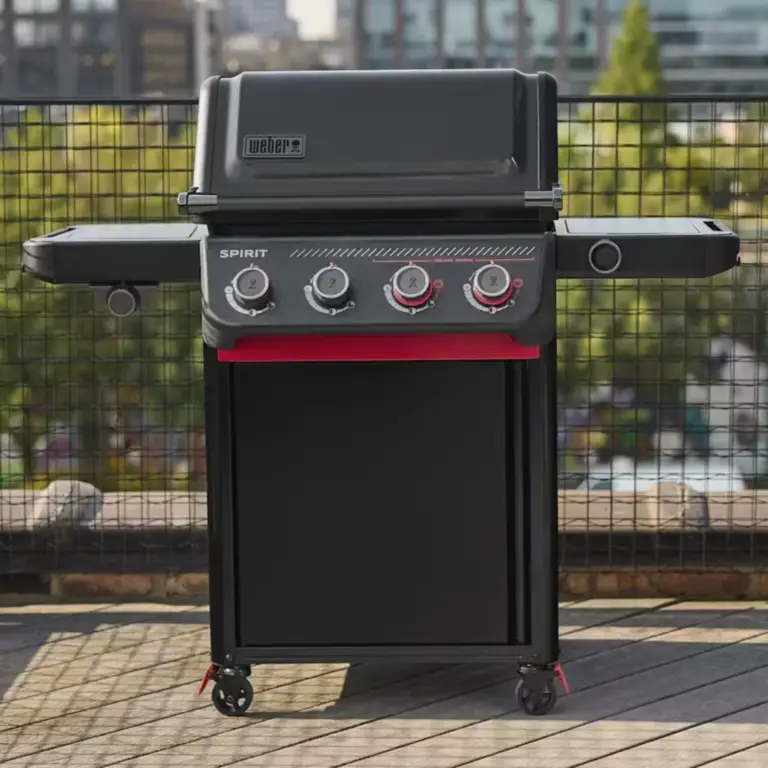Weber Spirit EPX-435R Smart Gas Barbecue Stealth edition lifestyle image