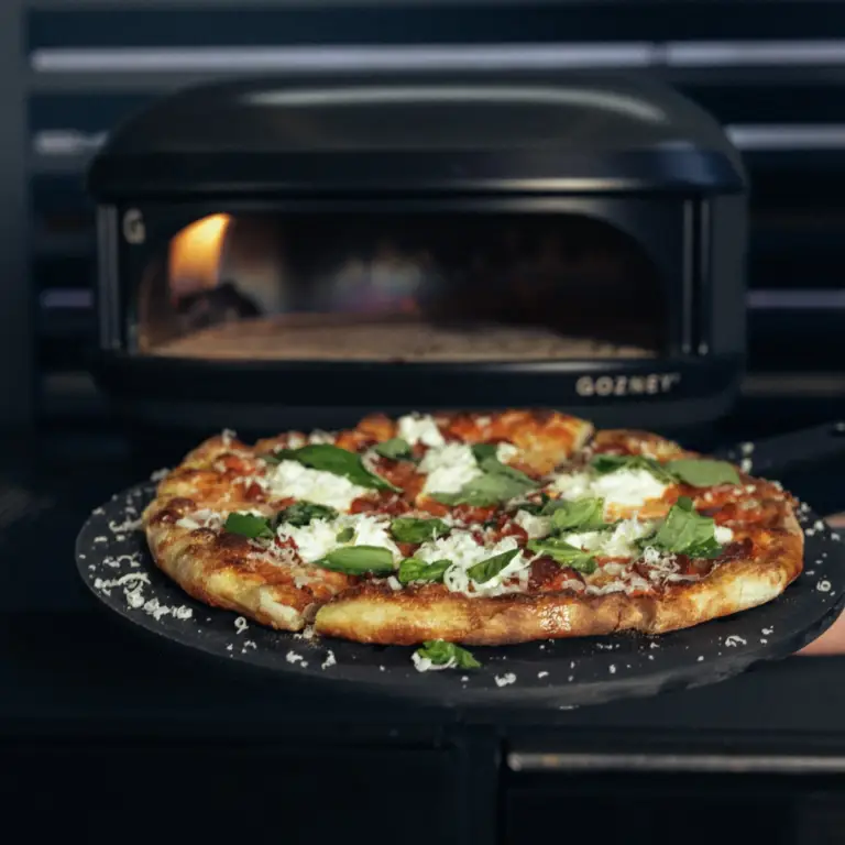 Fresh pizza cooked in the Gozney Arc Lite